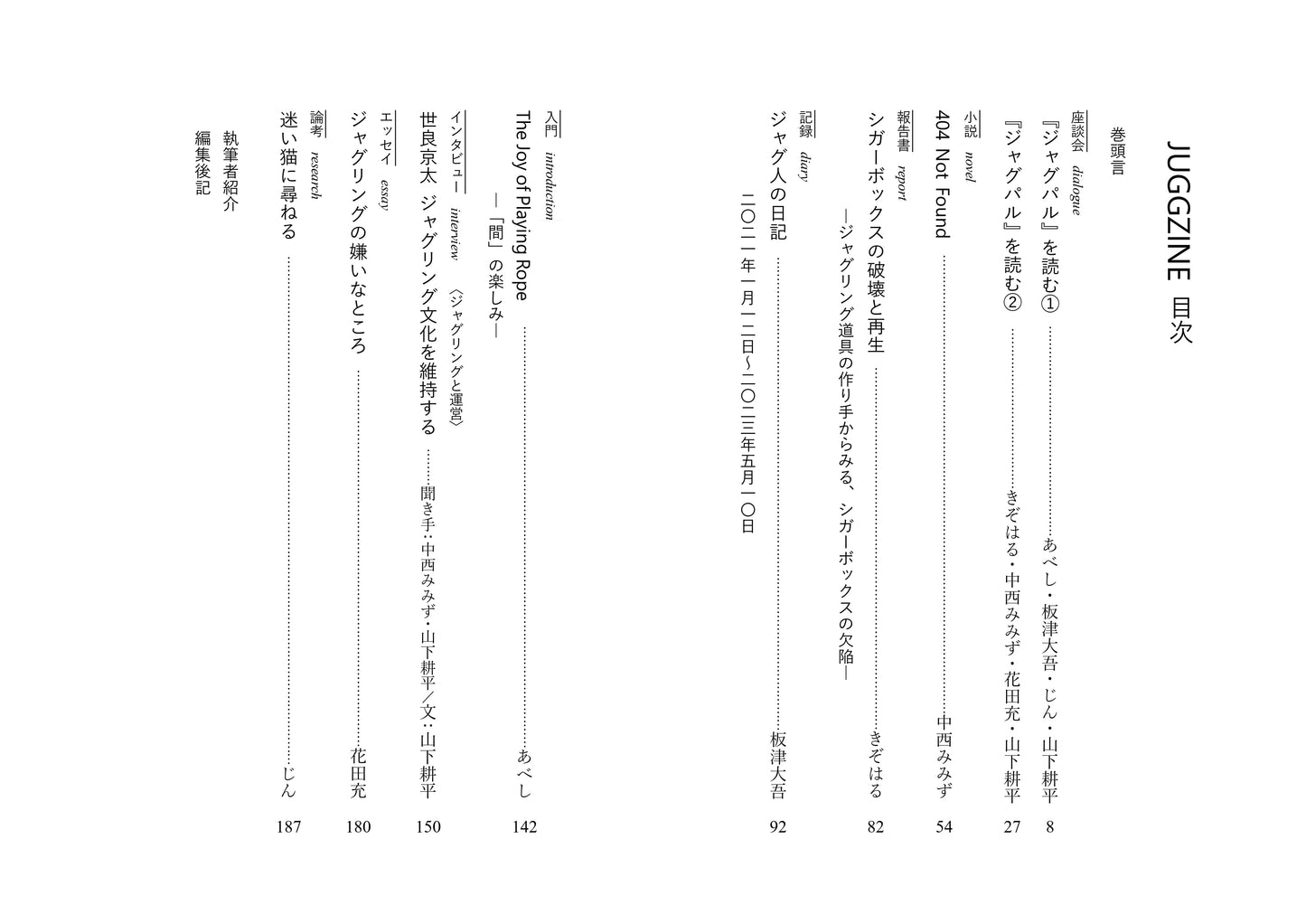 雑誌『JUGGZINE』