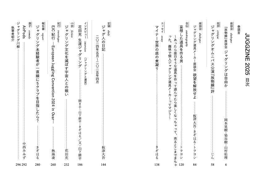 雑誌『JUGGZINE 2025』
