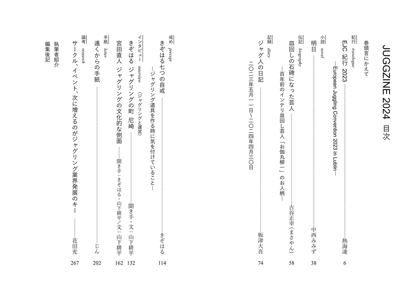 雑誌『JUGGZINE 2024』